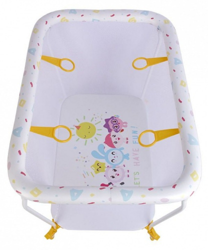 Манеж Polini Kids Малышарики Солнечный день, белый фото Манеж Polini Kids Малышарики Солнечный день, белый. Фото №9