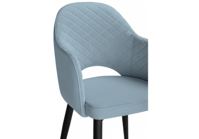 Стул Vener light blue / black. Фото