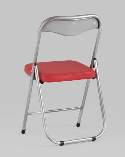 Стул складной ДЖОН металлик, красный. Фото №7