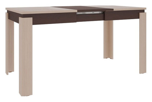 Гермес 2 Стол обеденный Дуб млечный/венге. Фото №2