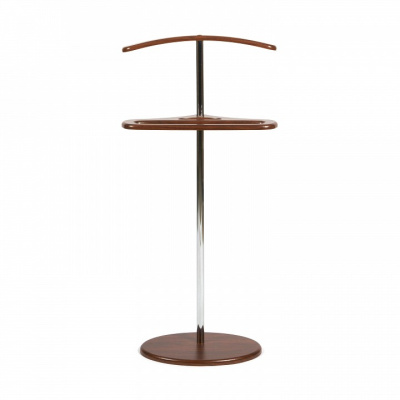 Вешалка HILTON МДФ/металл, 27,5*50*105 см, Орех. Фото №2