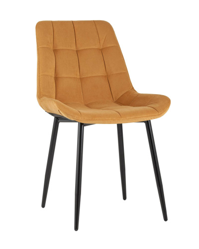 Стул Флекс велюр оранжевый. Фото №1