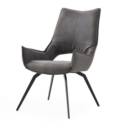 Стул DC1241 серый/черный. Фото