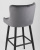 Стул барный Ститч велюр серый. Фото №8