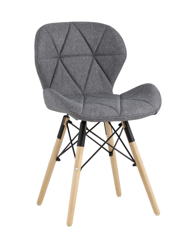 Стул Бон рогожка темно-серый. Фото №2