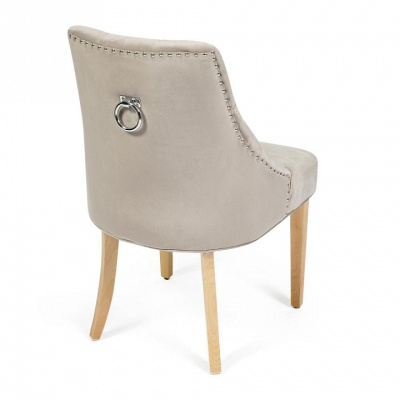 Стул Secret De Maison Prima (mod. C004) дерево береза, ткань: вельвет, 52х61х90см, светло-серый (поставляется только по 2 шт) фото Стул Secret De Maison Prima (mod. C004) дерево береза, ткань: вельвет, 52х61х90см, светло-серый (поставляется только по 2 шт). Фото №2