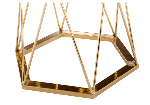 Стол Melan white / gold фото Стол Melan white / gold. Фото №4