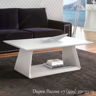 Журнальный стол DUPEN CT-222 Белый матовый. Фото №3