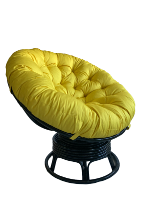 Подушка для кресла Папасан, цвет: желтый. Фото