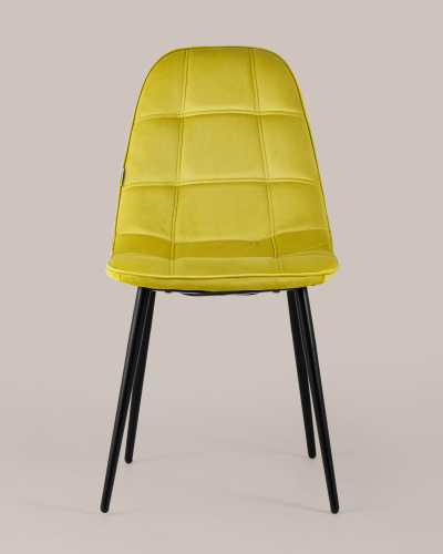 Стул Тейлор велюр желтый. Фото №5