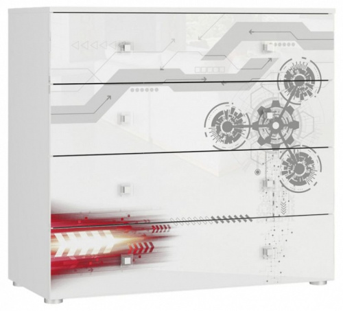 Комод Модерн STL.322.06 W,белый. Фото №1