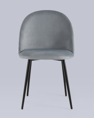 Стул Фолио велюр серый фото Стул Фолио велюр серый. Фото №5