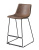 Полубарный стул CQ-8347B brown 2075. Фото №2