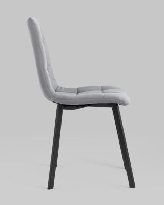 Стул Oliver Square велюр серый фото Стул Oliver Square велюр серый. Фото №4