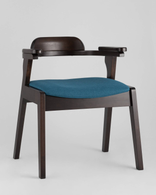 Стул обеденный VINCENT синий 2 шт. фото Стул обеденный VINCENT синий 2 шт.. Фото №3