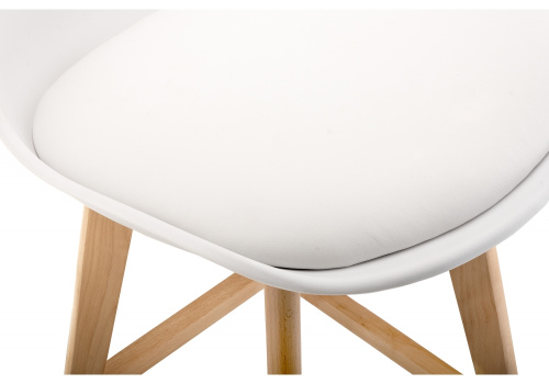 Барный стул Burbon белый. Фото №8