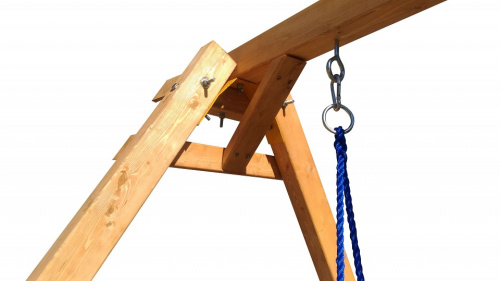 Качели детские Р911-25, коричневый. Фото №7