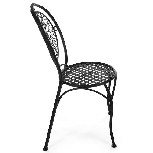 Кованый стул Secret De Maison Gloria черный. Фото №3