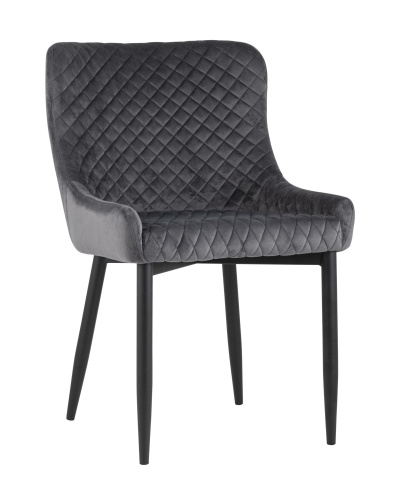 Стул Ститч велюр серый. Фото №1