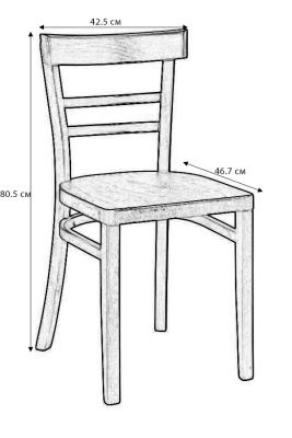 Стул Лаура Венге фото Стул Лаура Венге. Фото №3
