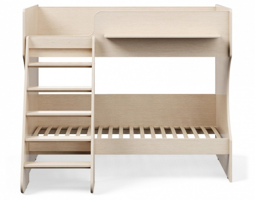 Кровать двухъярусная Р434, древесина коричневая светлая дуб фото Кровать двухъярусная Р434, древесина коричневая светлая дуб. Фото №5