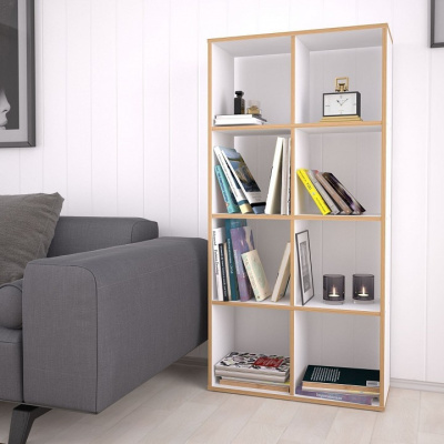Стеллаж Polini Home Smart, белый фото Стеллаж Polini Home Smart, белый. Фото №5