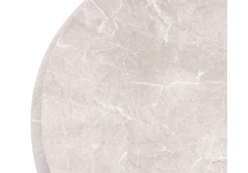 Стол деревянный Абилин 90 мрамор светло-серый / черный матовый. Фото №4