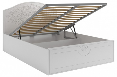 кровать 2000*1400 Ассоль АС-60 (с ламелями и п/м) белое дерево фото кровать 2000*1400 Ассоль АС-60 (с ламелями и п/м) белое дерево. Фото №2