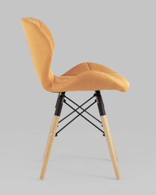 Стул Бон рогожка оранжевый. Фото №4