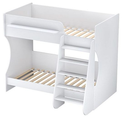 Кровать двухъярусная Polini Kids Dream 1500, белый. Фото