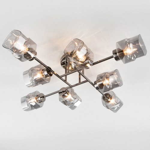 Потолочная люстра Eurosvet Hilari 30165/8 черный жемчуг. Фото №2