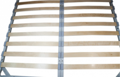 кровать 2000*1400 Ассоль АС-60 (с ламелями и п/м) белое дерево фото кровать 2000*1400 Ассоль АС-60 (с ламелями и п/м) белое дерево. Фото №3