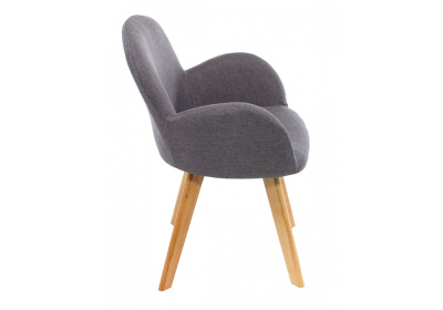 Стул деревянный Стул Asia wooden legs / grey fabric фото Стул деревянный Стул Asia wooden legs / grey fabric. Фото №4