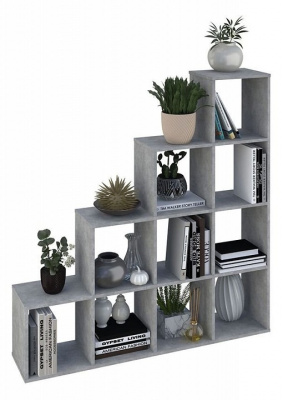 Стеллаж Polini Home Smart, серый фото Стеллаж Polini Home Smart, серый. Фото №4