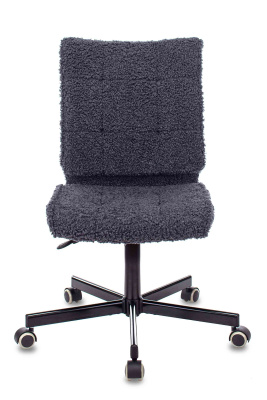 Кресло Бюрократ CH-330M синий экомех крестовина металл черный. Фото №4