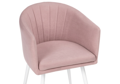Стул Валета пыльно-розовый /  белый фото Стул Валета пыльно-розовый /  белый. Фото №5