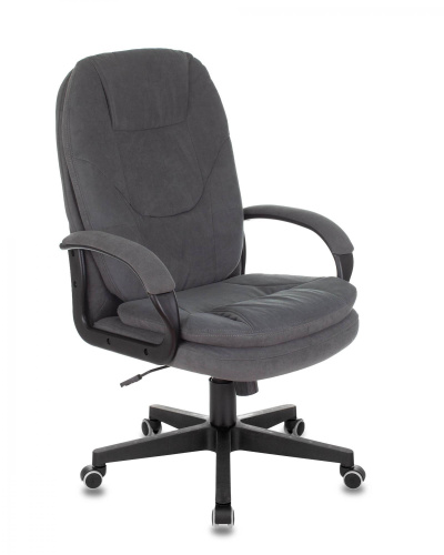 Кресло руководителя Бюрократ CH-868N Fabric серый Alfa 44 крестовина пластик. Фото №1