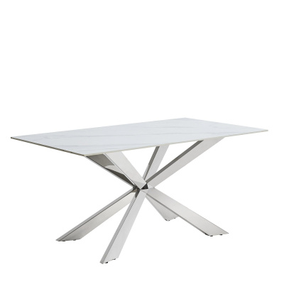 Стол T088 (160) камень белый матовый Calacata. Фото №2