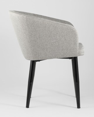 Кресло Ральф рогожка серый. Фото №4