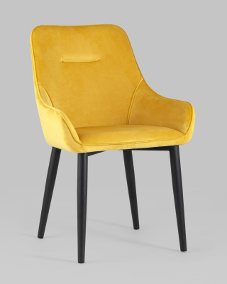 Стул Диана велюр оранжевый. Фото №3