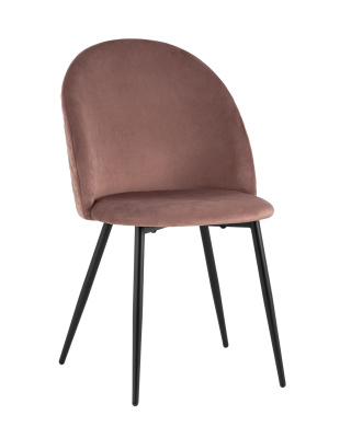 Стул Lilly велюр пыльно-розовый. Фото