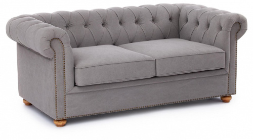 Диван-трансформер Secret De Maison Chesterfield (mod. 5137-40B) дерево береза, ткань: хлопок, 183х99х77см, серый / AJ808-36. Фото №2