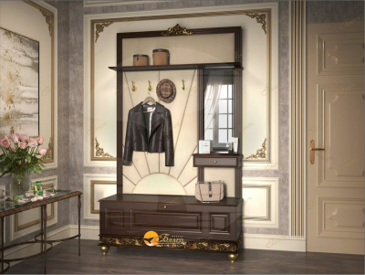 Прихожая на круглых ножках (с панелью Солнце) Б9.3 фото Прихожая на круглых ножках (с панелью Солнце) Б9.3. Фото