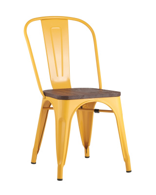 Стул TOLIX WOOD желтый фото Стул TOLIX WOOD желтый. Фото №2