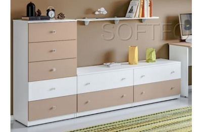 Полка навесная симметричная Силуэт. Фото