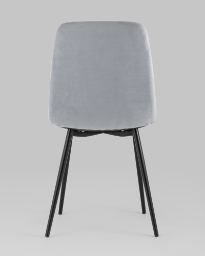 Стул Oliver велюр светло-серый. Фото №6