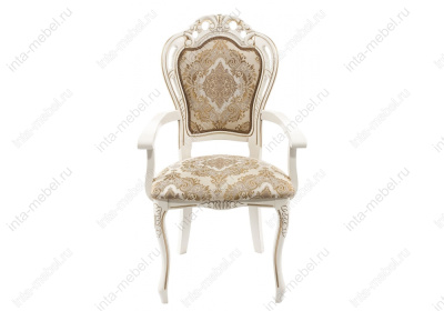 Стул деревянный Bronte молочный / патина фото Стул деревянный Bronte молочный / патина. Фото №3