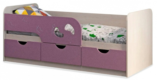 Кровать Минима Лего,фиолетовый. Фото №1