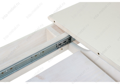 Стол деревянный Romeo без патины / молочный. Фото