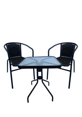 Комплект садовый "Бистро" BISTRO с квадратным столом. Фото